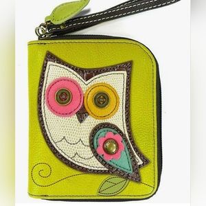 Chala Faux Leather Owl Wallet